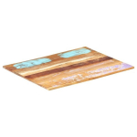 vidaXL ristk&uuml;likukujuline lauaplaat 60x70 cm 15&ndash;16 mm taastatud puit