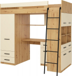 Narivoodi Meblocross Level P, 90x200 cm, pruun/beež