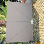 vidaXL kokkupandav terrassi k&uuml;lgmarkiis kreemjashall 300 x 200 cm