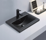 Valamu Mexen Emma 51 cm, Must matt