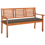 vidaXL Kolmekohaline padjaga aiapink, 150cm, eukal&uuml;pt, Ruda
