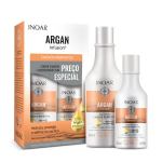 Laineliste ja lokkis juuste hoolduskomplekt INOAR Argan Infusion Perfect Curls Duo Kit: &scaron;ampoon 500 ml + palsam 250 ml