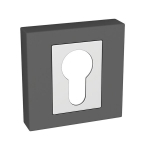 Siseukse lukukate Kuchinox, LK5_502A, Graphite/Chrome