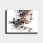 Reproduktsioon Naine ja lind