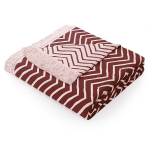Roosa pleed ZARIA Twisty, 150 x 200 cm
