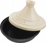 Staub ahjun&otilde;u Tajine Round Cast Iron, 20cm, beež