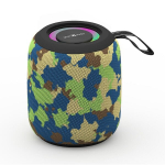 Gembird Bluetooth Kandestik LED Camo Edition - RGB Valgusefektid, TWS Stereoheli, USB ja MicroSD esitamine, K&auml;ed-vabad k&otilde;ned