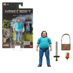 Mattel Minecraft Movie Steve Actionfigur und Zubeh&ouml;r (Spielset mit 10 cm Figur)