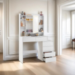 Meigilaud LED-valgustusega. 40 x 97,5 x 145 cm, valge