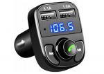 FM-01 BLUETOOTH FM MP3 SD saatja 2 tk. USB-pordid, laadija