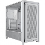 PC korpus - CORSAIR - FRAME 4000D RS - Keskmise torni - Valge - CC-9011313-WW