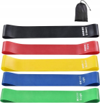 Gordon 5x resistance loop bands premium quality silica gel kummipaelte komplekt #3602