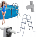 Basseini redel ohutu kahepoolne stabiilne Bestway redel 84cm