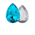 Klaasripatsid, 15 tk, Lake Blue 15vnt