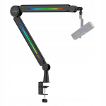 Ixtech Rgb Mikrofoni statiiv voogedastuseks ja m&auml;ngimiseks, reguleeritav hoidik