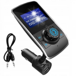 Bluetooth Fm transmitter 2x Usb Mp3 Jack laadija