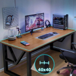 Modernne m&auml;ngulaud riiuliga, tume p&ouml;&ouml;k, 120 cm