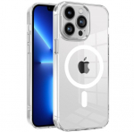 "Tubi" MagSafe k&otilde;va silikoonist (TPU) &uuml;mbris - l&auml;bipaistev (iPhone 15 Pro Max)