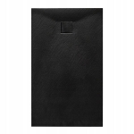 Du&scaron;ialus kivistruktuuriga ristk&uuml;likukujuline Riko must 110x70 cm