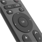 Hama Universaalne TV Kaugjuhtimispult 2-in-1 Suurte Nuppudega Infrapuna &Otilde;ppimisfunktsioon Must
