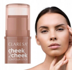 Claresa kreemjas bronzer pulgas 01 Neutral Sand, mugav meik k&auml;ekotti