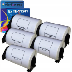 5x etiketilint Brother Ql 102x152mm Dk11241 jaoks