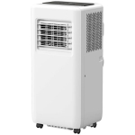 HOMCOM mobiilne kliimaseade 3-in-1 kliimaseade jahutusega, &otilde;hukuivati, ventilaator, v&auml;ljalaskevoolik, 9000BTU Automaatne &otilde;hujahuti kaugjuhtimispuldiga, taimeri, lastelukk, valge, Balta