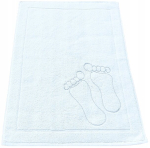 Vannimatt "frotte" 650g, valge, 50x70cm