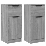 puhvetkapid 2 tk,lisakapp hall Sonoma tamm, 30 x 30 x 70 cm, tehispuit CFE911120