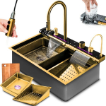 Heckermann multifunktsionaalne valamu B7546X Gold