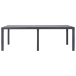 aialaud，Lauad aiaks 220 x 90 x 72 cm rotangi v&auml;limusega plast, pruun CFE411908