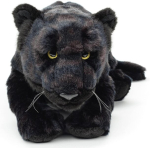 Must panter pehme pl&uuml;&uuml;sist m&auml;nguasi, 44 cm