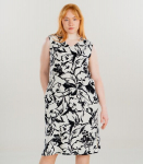 Hansmark Naiste kleit 72124*01, beež/must