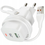 Kiirlaadimis usb type-c 3a 20w 3000ma laadija komplekt + kaabel iphone'ile