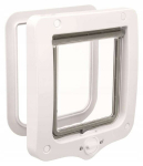 Kahepoolne kassiuks Trixie TX-44201, valge, 20x22 cm