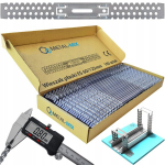 Metal-mix lame riidepuu Es 60/125 0,8 mm kipsplaadist lagedele Cd60 profiilidele, 100 tk
