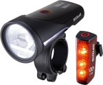 Sigma Sport jalgrattalampide komplekt Aura 100 Usb/blaze Link &ndash; 100 luksi jalgratta esilatern, laetav ja uuendusliku &uuml;hendusfunktsiooniga, Stvzo heakskiidetud Led-jalgrattalamp | Led-jalgrattalampide komplekt
