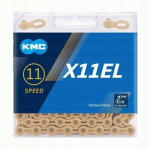 Jalgrattakett 11 k&auml;iku Kmc X11el Ti-n Gold 118 l&uuml;li Box kuldne