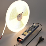 Benlun 24 V ic cob led riba 20 m, led riba 4000 K naturaalne valge isekleepuv, led riba 480 ledi/m 7.5 W/m cri 90+ l&otilde;igatav koos toiteplokiga magamistoa kaunistamiseks