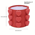 Romantiline Valentiinip&auml;eva Armastus Roosi Kimbu Kingikarp - Geomeetriline Disain, Plastik, Fantaasia Teema Lillepoodidele, 【Raudona】