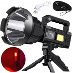 Akutoitel otsingulamp statiivil led p50 + cob powerbank