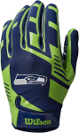 Wilson nfl meeskonna super grip kindad, universaalne suurus teismelistele, silikoon/stretch