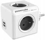 Pistikupesa plokk allocacoc Power-cube 4 pistikupesa ja 2 Usb-ga