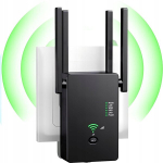 Wifi signaaliv&otilde;imendi Tugev 1200mb/s Wifi Repeater 2.4/5ghz