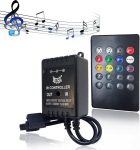 Rgb led kontroller supernight dc12v led riba kontroller 20keys infrapuna muusika kontroller ir dimmer helisensori kaugjuhtimispult rgb 5050/3528 led ribale