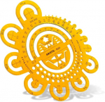 Aristo Ah5020 raadiuse &scaron;abloon 0,5&ndash;40 mm