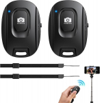 Lanafay 2 tk Bluetooth 5.2 kaugjuhtimispult kaamera katiku vabastamiseks mobiiltelefonile 10 m Bluetooth selfie-pult, kiire &uuml;hendus, viivituseta, &uuml;hildub Iphone Samsungiga (ios ja