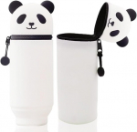 Wvfhvisl Kawaii pinal 2 in 1 pehme multifilmi pinal silikoonist teleskoopiline pinal armas panda lastele kooli kodu kontoritarbed, &uuml;hev&auml;rviline, laiendatav pinal