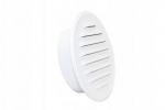 &Uuml;mmargune ventilatsioonirest 125mm metallist valge