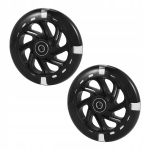 1pair 120 mm laste t&otilde;ukeratta led vilkuvad rattad laagritega